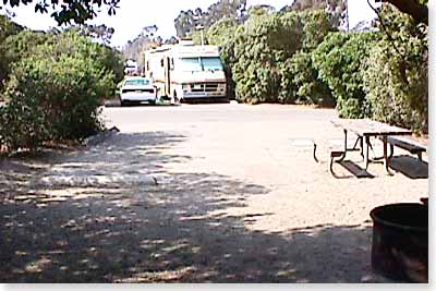 campsite #121 looking out campsite #121 looking out